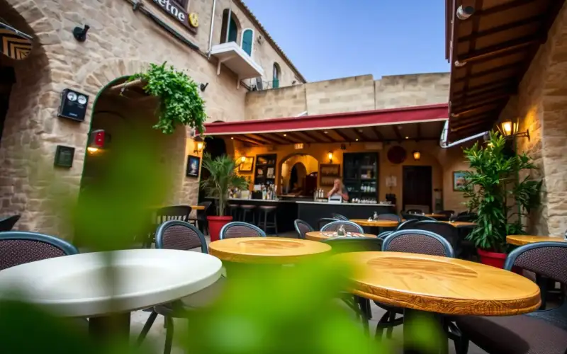 Authentic Paphos tavernas offer delicious meze and a charming atmosphere in the historic Old Town