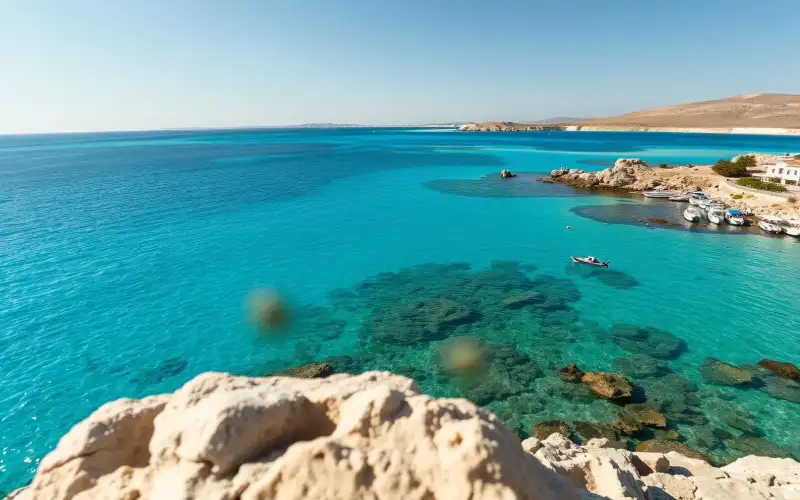 Discover the stunning Blue Lagoon in Akamas, Paphos, a UNESCO heritage site boasting crystal-clear waters and rich history