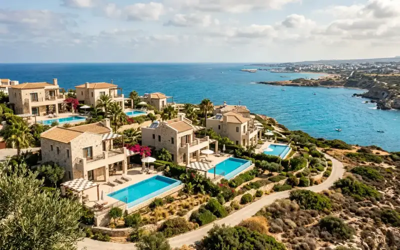 Luxurious Paphos villa boasts a private pool, perfect for unforgettable family vacations in Cyprus
