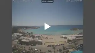 Thumbnail June 3, 2026 08:00 Ayia Napa Cyprus - Nissi Beach Panorama