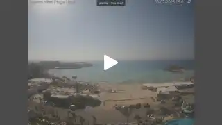 Thumbnail July 3, 2026 06:00 Ayia Napa Cyprus - Nissi Beach Panorama