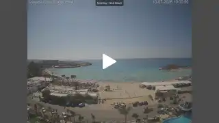 Thumbnail July 10, 2026 07:00 Ayia Napa Cyprus - Nissi Beach Panorama