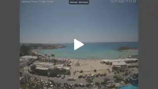 Thumbnail July 10, 2026 08:00 Ayia Napa Cyprus - Nissi Beach Panorama