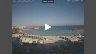 Thumbnail July 10, 2026 15:00 Ayia Napa Cyprus - Nissi Beach Panorama