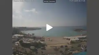 Thumbnail July 11, 2026 06:00 Ayia Napa Cyprus - Nissi Beach Panorama