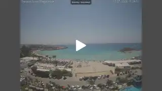 Thumbnail July 12, 2026 09:00 Ayia Napa Cyprus - Nissi Beach Panorama