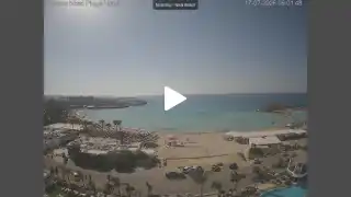 Thumbnail July 17, 2026 06:00 Ayia Napa Cyprus - Nissi Beach Panorama