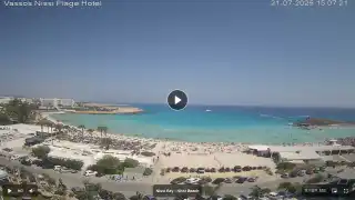 Thumbnail July 21, 2026 12:00 Ayia Napa Cyprus - Nissi Beach Panorama