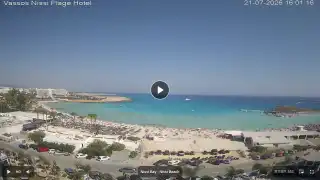 Thumbnail July 21, 2026 13:00 Ayia Napa Cyprus - Nissi Beach Panorama