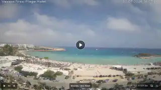 Thumbnail July 23, 2026 13:00 Ayia Napa Cyprus - Nissi Beach Panorama