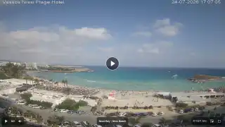 Thumbnail July 24, 2026 14:00 Ayia Napa Cyprus - Nissi Beach Panorama