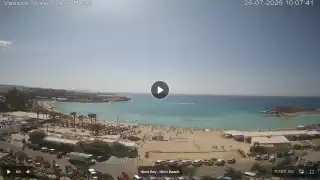 Thumbnail July 26, 2026 07:00 Ayia Napa Cyprus - Nissi Beach Panorama