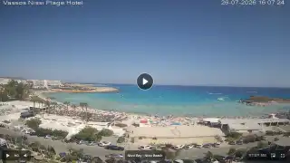 Thumbnail July 26, 2026 13:00 Ayia Napa Cyprus - Nissi Beach Panorama