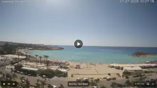 Thumbnail July 27, 2026 07:00 Ayia Napa Cyprus - Nissi Beach Panorama