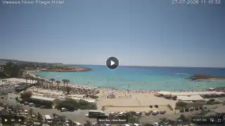 Thumbnail July 27, 2026 08:00 Ayia Napa Cyprus - Nissi Beach Panorama