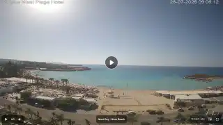 Thumbnail July 28, 2026 06:00 Ayia Napa Cyprus - Nissi Beach Panorama