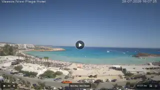 Thumbnail July 28, 2026 13:00 Ayia Napa Cyprus - Nissi Beach Panorama