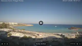 Thumbnail July 29, 2026 15:00 Ayia Napa Cyprus - Nissi Beach Panorama