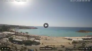 Thumbnail July 30, 2026 06:00 Ayia Napa Cyprus - Nissi Beach Panorama