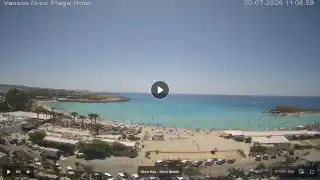 Thumbnail July 30, 2026 08:00 Ayia Napa Cyprus - Nissi Beach Panorama