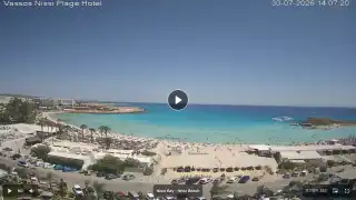 Thumbnail July 30, 2026 11:00 Ayia Napa Cyprus - Nissi Beach Panorama