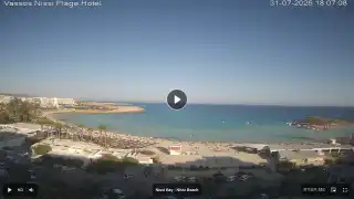 Thumbnail July 31, 2026 15:00 Ayia Napa Cyprus - Nissi Beach Panorama