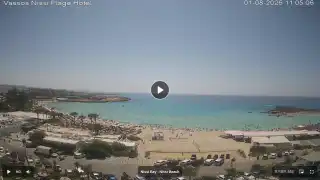 Thumbnail August 1, 2026 08:00 Ayia Napa Cyprus - Nissi Beach Panorama