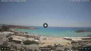 Thumbnail August 1, 2026 09:00 Ayia Napa Cyprus - Nissi Beach Panorama