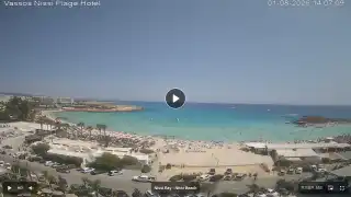 Thumbnail August 1, 2026 11:00 Ayia Napa Cyprus - Nissi Beach Panorama