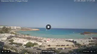 Thumbnail August 1, 2026 14:00 Ayia Napa Cyprus - Nissi Beach Panorama