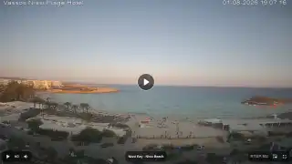 Thumbnail August 1, 2026 16:00 Ayia Napa Cyprus - Nissi Beach Panorama