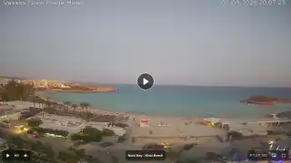 Thumbnail August 1, 2026 17:00 Ayia Napa Cyprus - Nissi Beach Panorama