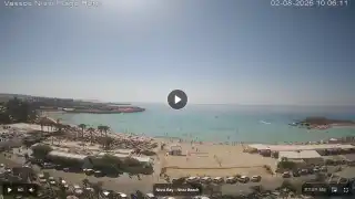 Thumbnail August 2, 2026 07:00 Ayia Napa Cyprus - Nissi Beach Panorama
