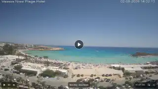 Thumbnail August 2, 2026 11:00 Ayia Napa Cyprus - Nissi Beach Panorama
