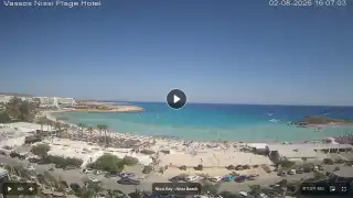 Thumbnail August 2, 2026 13:00 Ayia Napa Cyprus - Nissi Beach Panorama