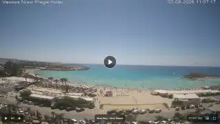 Thumbnail August 3, 2026 08:00 Ayia Napa Cyprus - Nissi Beach Panorama