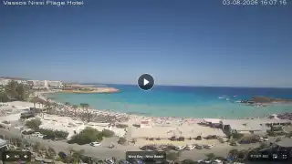 Thumbnail August 3, 2026 13:00 Ayia Napa Cyprus - Nissi Beach Panorama