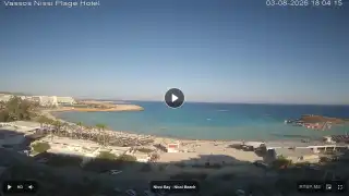 Thumbnail August 3, 2026 15:00 Ayia Napa Cyprus - Nissi Beach Panorama
