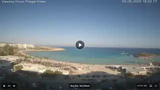 Thumbnail August 5, 2026 15:00 Ayia Napa Cyprus - Nissi Beach Panorama