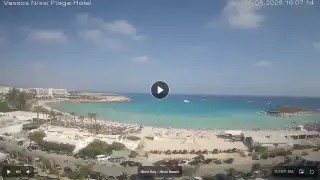 Thumbnail August 6, 2026 13:00 Ayia Napa Cyprus - Nissi Beach Panorama