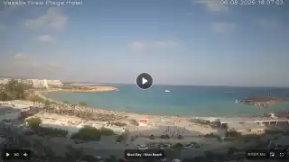 Thumbnail August 6, 2026 15:00 Ayia Napa Cyprus - Nissi Beach Panorama