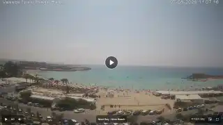 Thumbnail August 7, 2026 08:00 Ayia Napa Cyprus - Nissi Beach Panorama