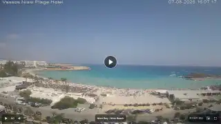 Thumbnail August 7, 2026 13:00 Ayia Napa Cyprus - Nissi Beach Panorama