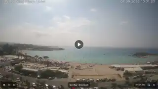 Thumbnail August 8, 2026 07:00 Ayia Napa Cyprus - Nissi Beach Panorama