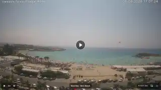 Thumbnail August 8, 2026 08:00 Ayia Napa Cyprus - Nissi Beach Panorama