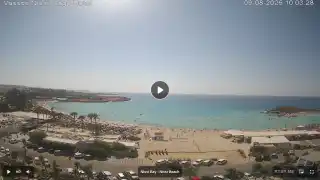 Thumbnail August 9, 2026 07:00 Ayia Napa Cyprus - Nissi Beach Panorama