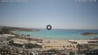 Thumbnail August 9, 2026 08:00 Ayia Napa Cyprus - Nissi Beach Panorama
