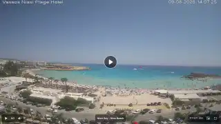 Thumbnail August 9, 2026 11:00 Ayia Napa Cyprus - Nissi Beach Panorama