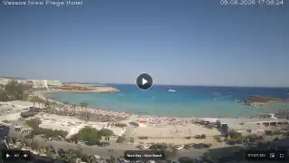 Thumbnail August 9, 2026 14:00 Ayia Napa Cyprus - Nissi Beach Panorama