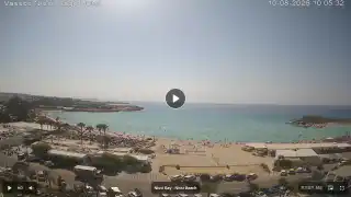 Thumbnail August 10, 2026 07:00 Ayia Napa Cyprus - Nissi Beach Panorama